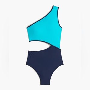 J.Crew XXL one shoulder cut-out swim suit-NEVER WORN